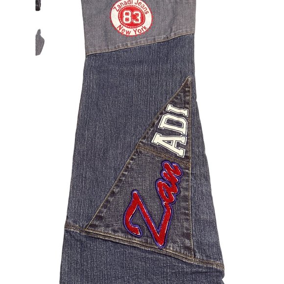 Vintage Zanadi 83 Patch Jeans NYC Dark Wash Size‎ 9 - Picture 11 of 11